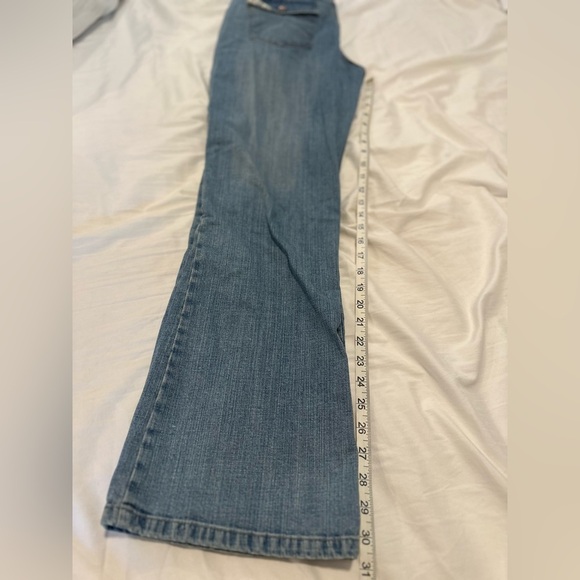 Lee Women Sz:12M Natural Bootcut Y2K Jean Just Below The Waist Denim Stretch - Picture 4 of 14